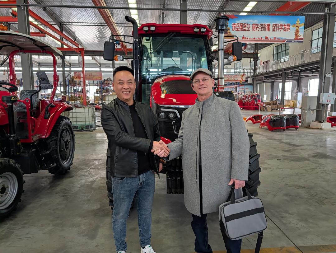 YAZIWORX factory tractor inspection photo